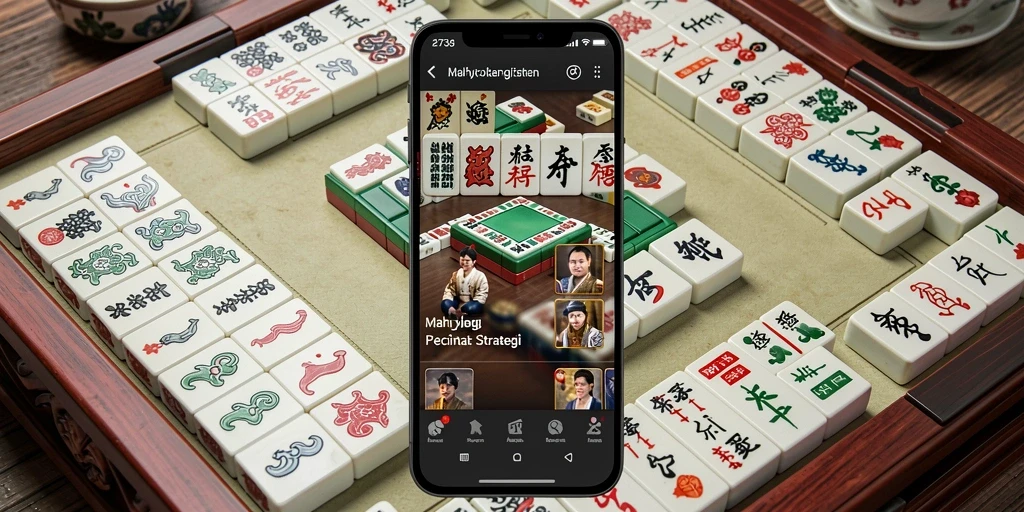 Tampilan menarik dari gameplay Mahjong di 2739.