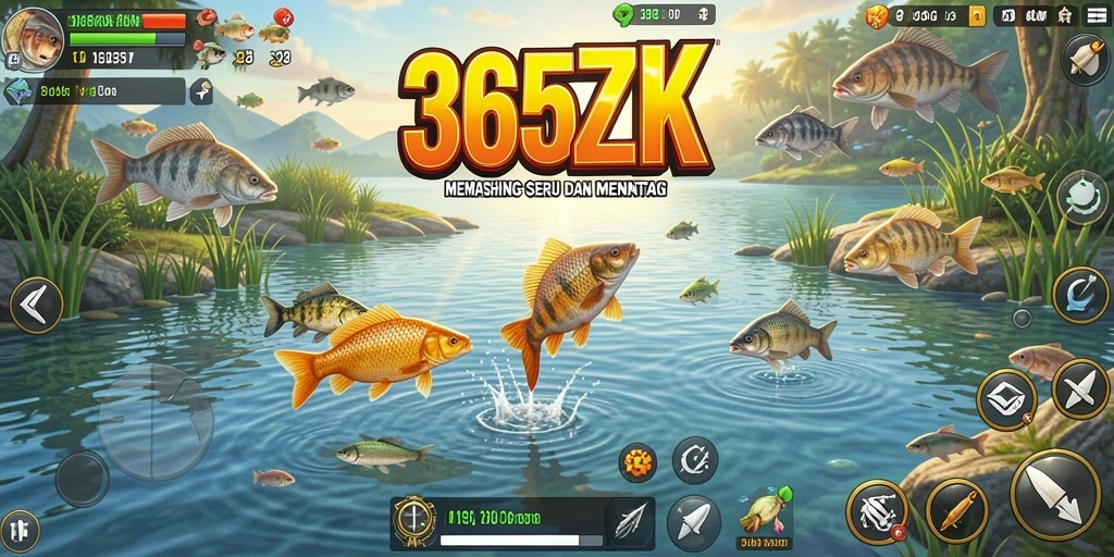 Tangkapan ikan yang memukau dalam permainan 365ZK.