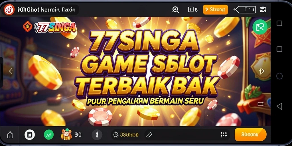 Tampilan menarik dari gameplay Slot 77SINGA yang mengasyikkan.