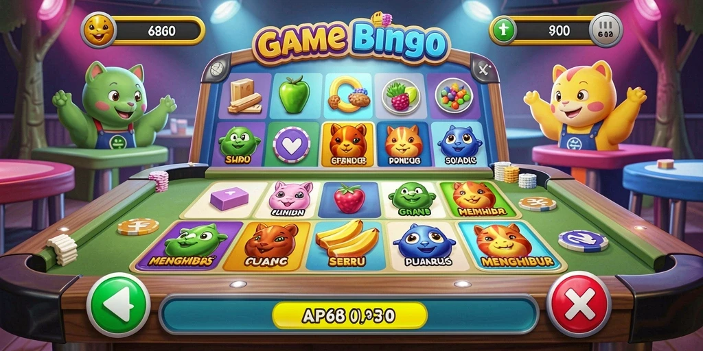 Gameplay seru di AP686 menanti Anda dalam setiap sesi Bingo.