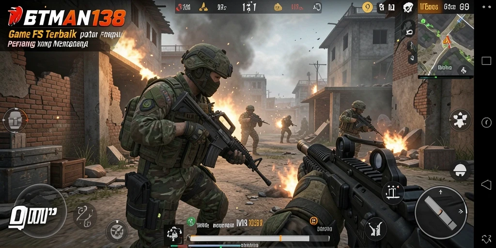 Gameplay menegangkan BETMAN138 saat pertempuran sedang berlangsung.