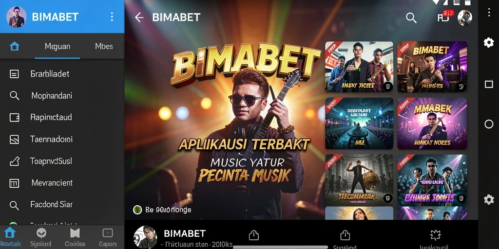 Tampilan gameplay BIMABET yang menampilkan interaksi musik yang seru.