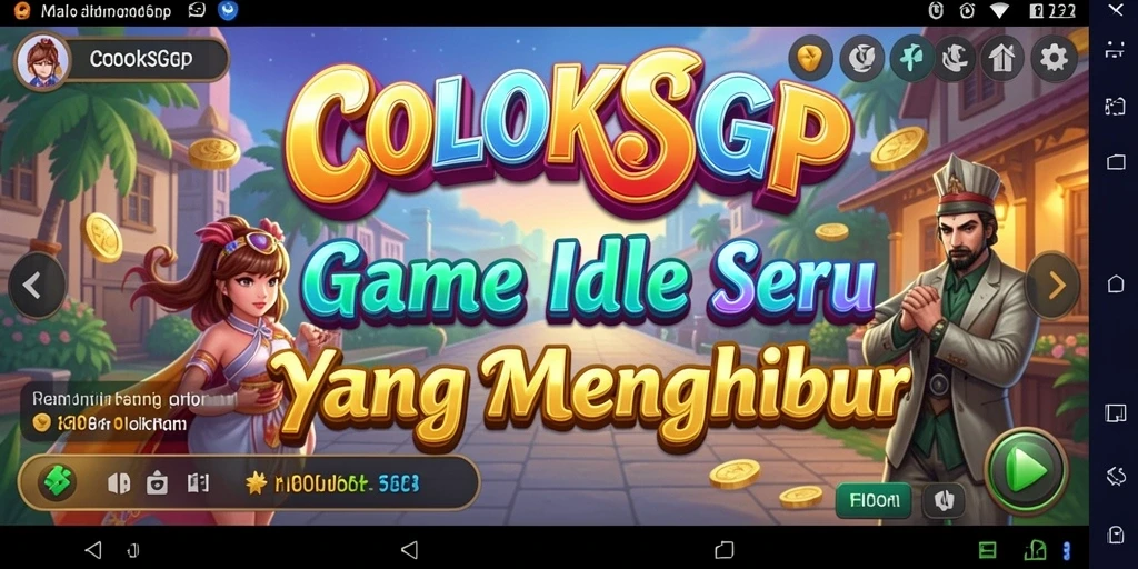 Tampilan gameplay seru di COLOKSGP yang menghibur.