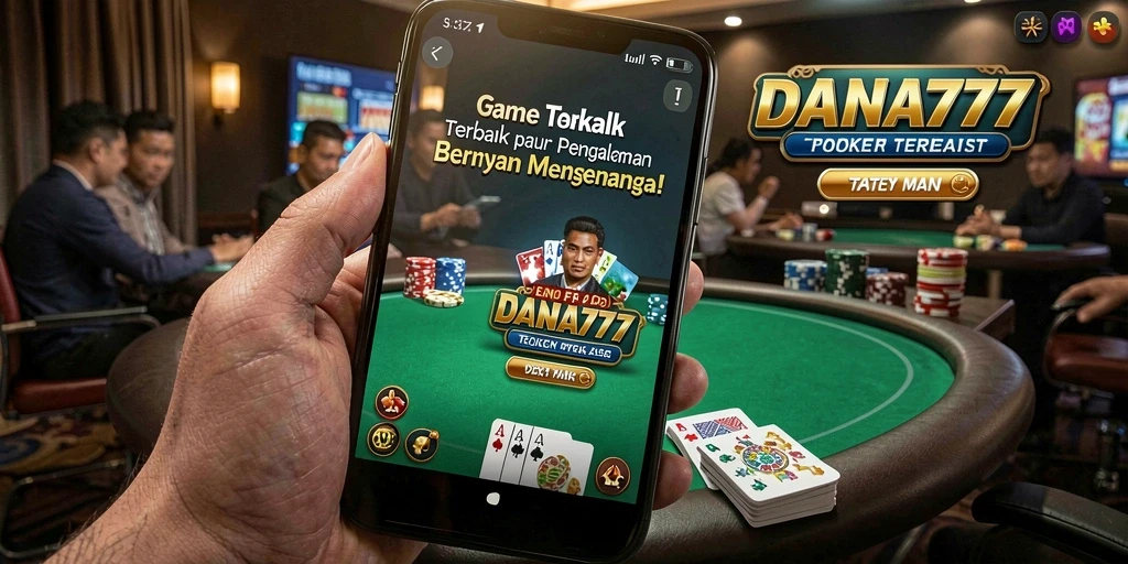 Tampilan gameplay Poker yang menarik dan interaktif di DANA777.