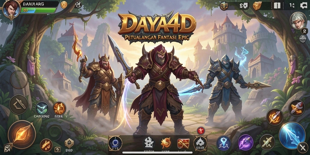 Tampilan gameplay yang seru dan epik di DAYA4D.