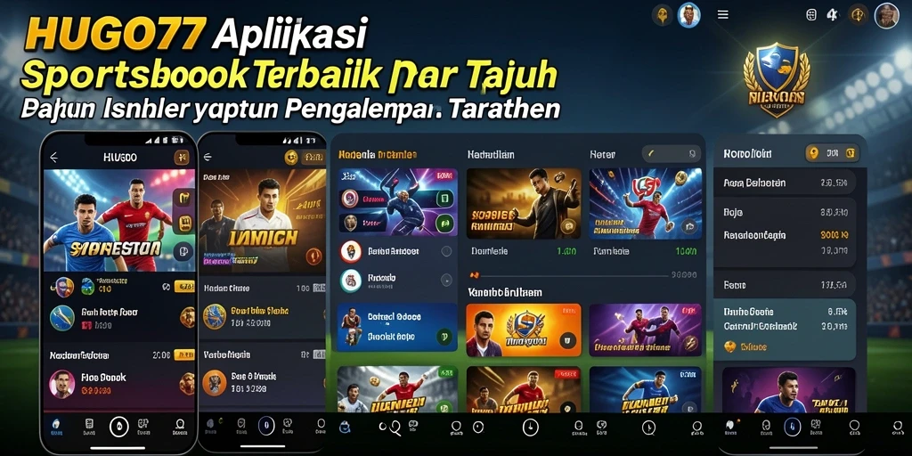 Tampilan gameplay HUGO77 yang menarik dan informatif dalam taruhan olahraga.