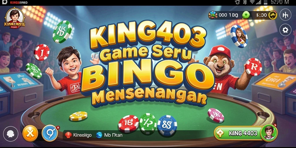 Tampilan gameplay Bingo yang seru dan interaktif.