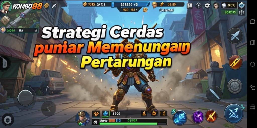 Screenshot gameplay KOMBO88 dengan strategi yang mendebarkan.