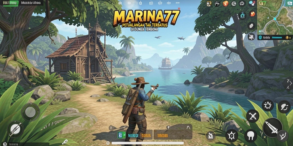Screenshot gameplay MARINA77 menampilkan petualangan mendalam dalam dunia Open World.