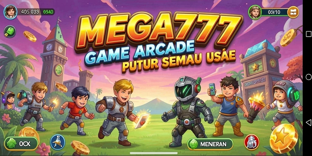 Tangkapan layar MEGA777 menunjukkan gameplay penuh aksi dan keseruan.