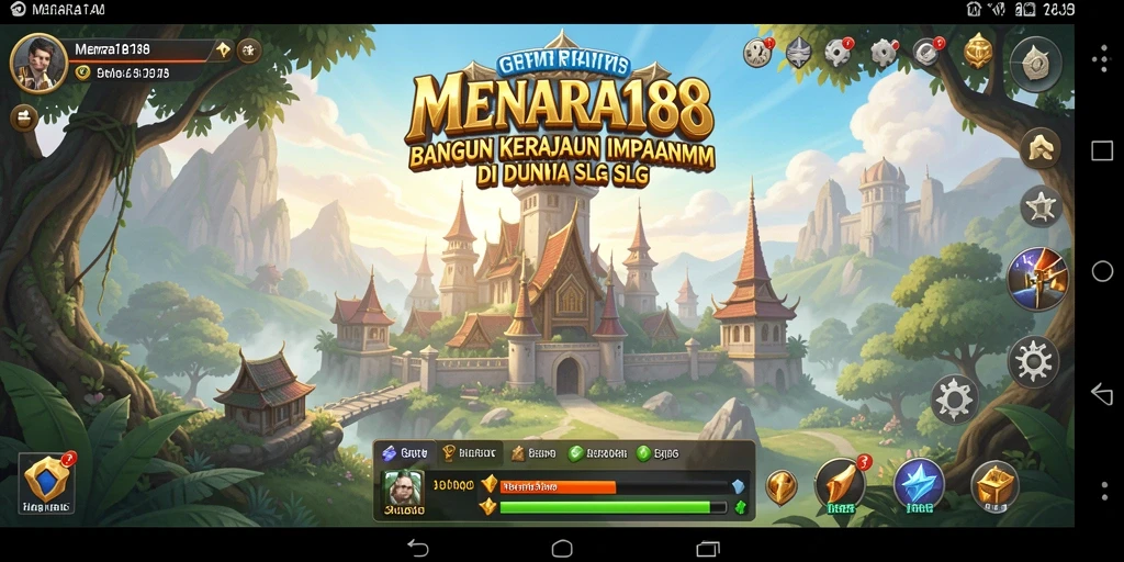 Tampilan gameplay menarik dari MENARA188 dengan strategi membangun kerajaan.