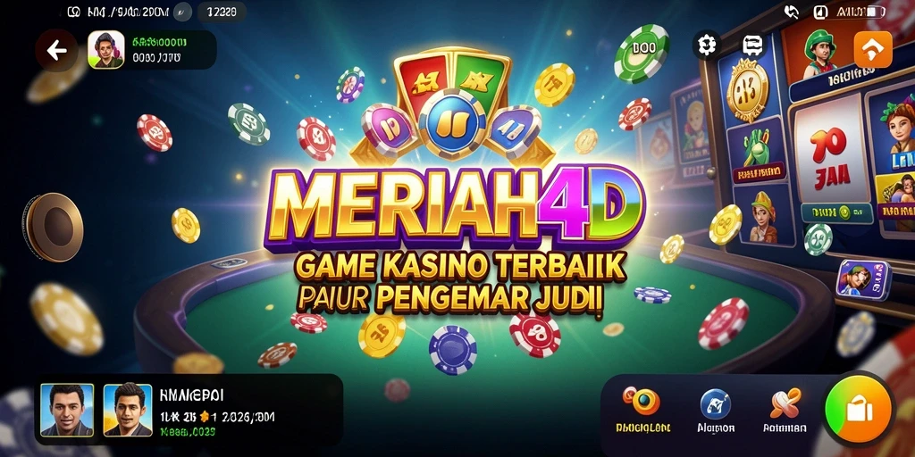 Tampilan menarik dari gameplay Kasino di MERIAH4D.