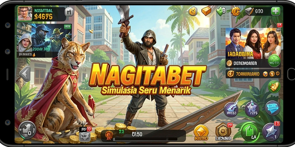 Tampilan gameplay NAGITABET yang menarik dan penuh strategi.
