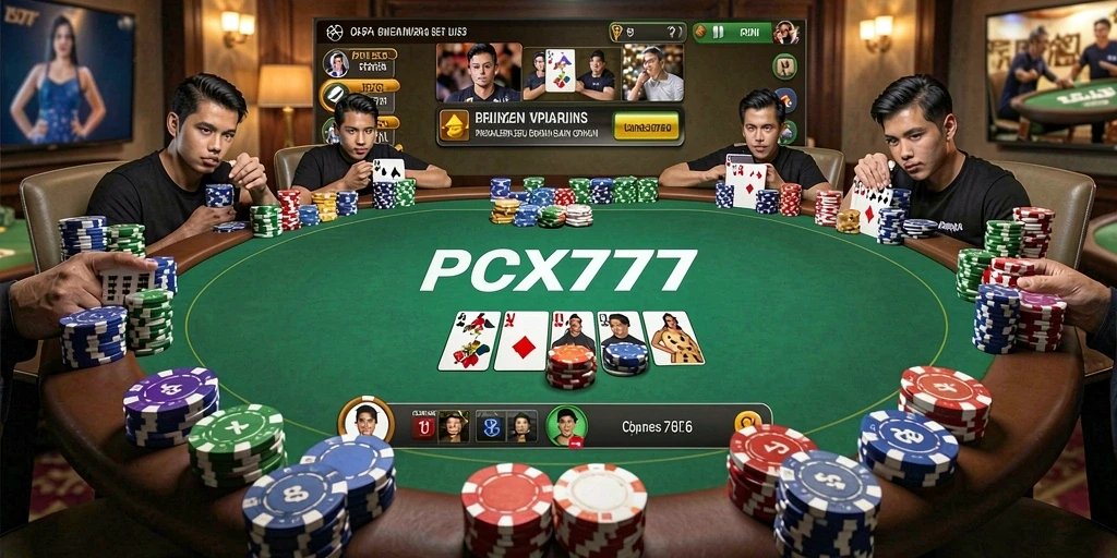 Tampilan gameplay PCX777 yang seru dan menawan.