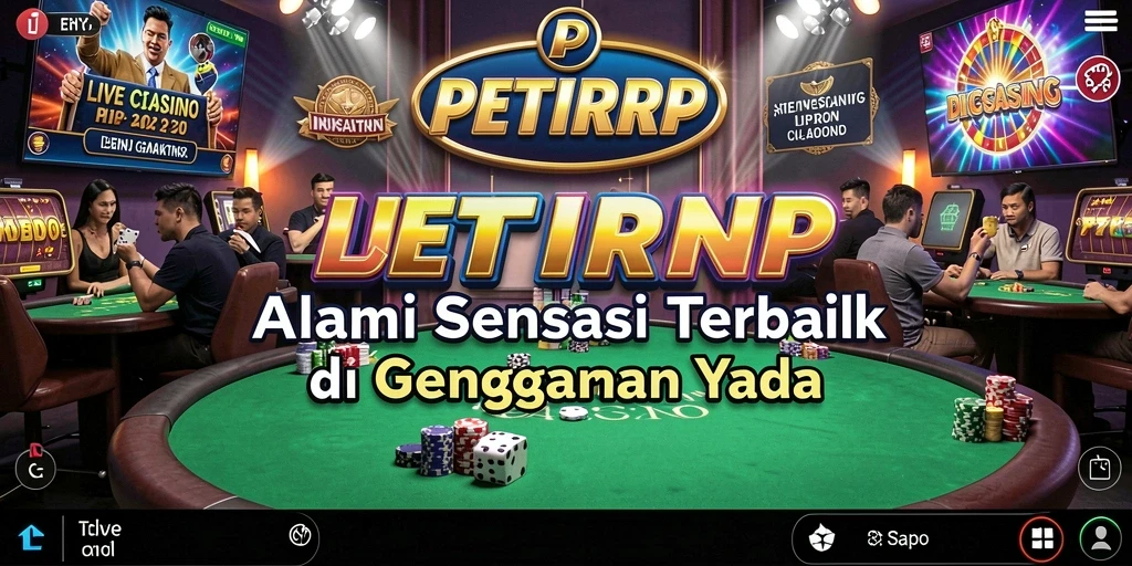 Tampilan gameplay Live Casino yang mendebarkan di PETIRRP.