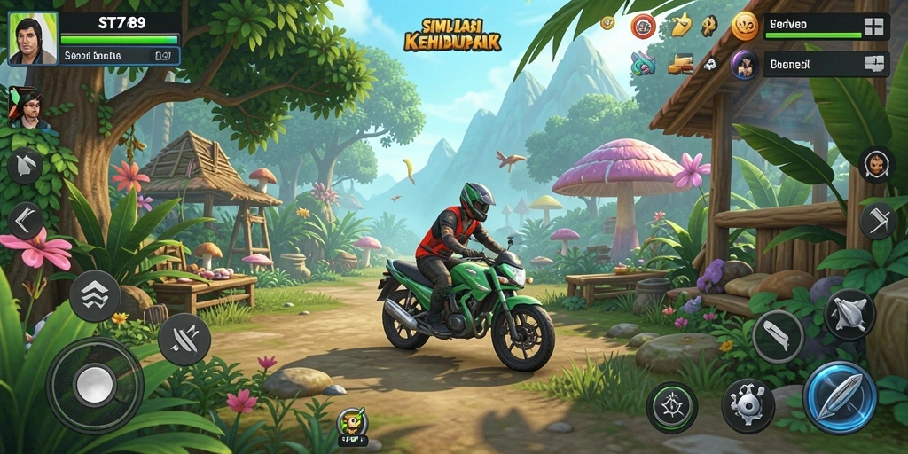 Tampilan gameplay ST789 yang realistis dan menarik.