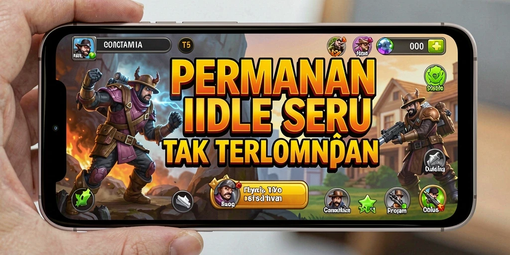 Screenshot gameplay yang menunjukkan aksi santai dalam T6.