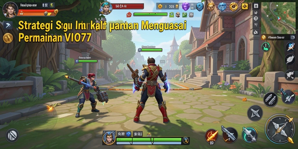 Tangkapan layar gameplay <strong>VIO77</strong> menunjukkan pertempuran strategis yang mendebarkan.