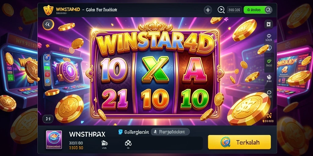 Gameplay menakjubkan di WINSTAR4D dengan simbol-simbol yang menarik.