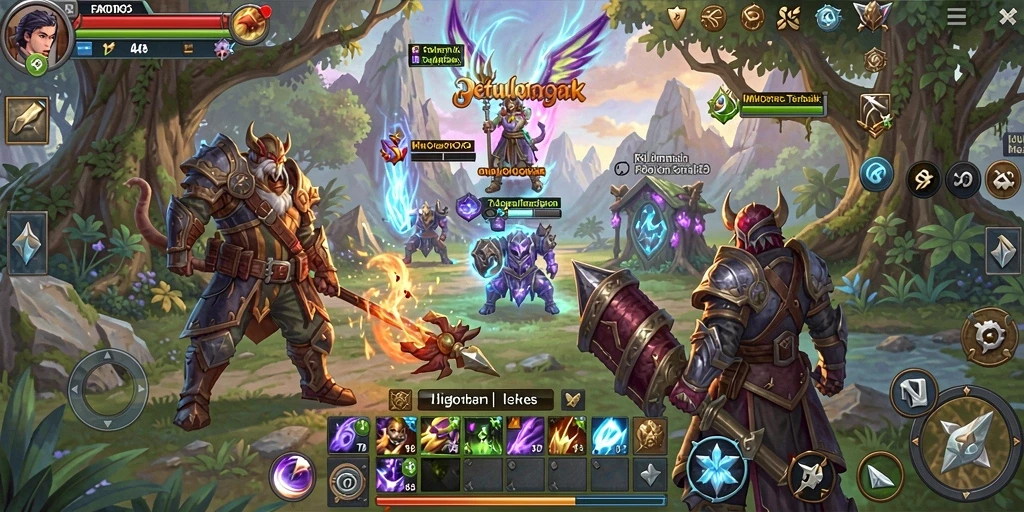 Tampilan gameplay ZK3 yang memukau dan penuh aksi.