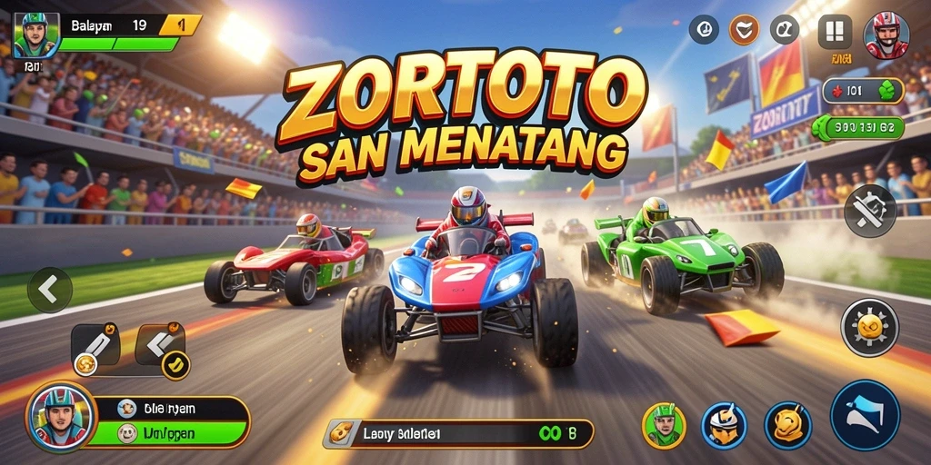 Tampilan gameplay ZORTOTO yang memukau dan menantang.